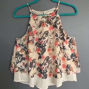 Hawaiian print summer top